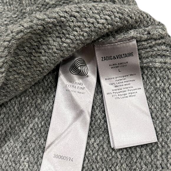 Zadig & Voltaire Merino Wool Amour Sweater - Picture 5 of 10